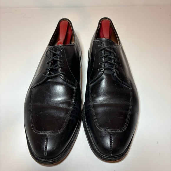 ALLEN EDMONDS DELRAY Men's Dress Shoes Split Toe Derby Black Leather Sz 10.5 EEE - Picture 6 of 10